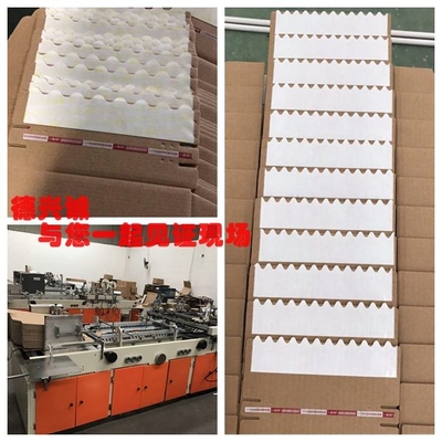 Mesin Aplikasi Pita Sisi Ganda Otomatis 100m / mnt Mesin Flexo Folder Gluer