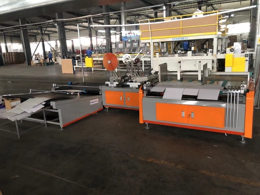 6 Bar Mesin Pengeleman Kotak Bergelombang 1600kg 60m / mnt-100m / mnt