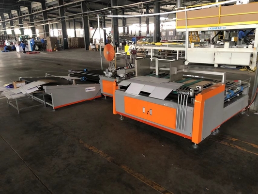 Mesin Pembuat Kotak Karton Bergelombang Full Automatic Box Folder Gluer