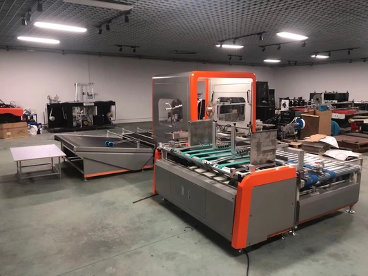 6 Bar Mesin Cetak Kotak Kustom 90m / mnt Kemasan Mesin Printer Kotak Bergelombang