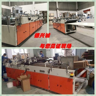 80m / mnt Kotak Karton Bergelombang Gluer 1310mm Auto Folder Gluer Machine