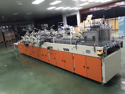 Mesin Lipat Kotak Karton Abu-abu Polar 6 Bar 90m / Min Untuk Kemasan