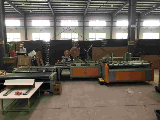 Mesin Perekatan Kotak Bergelombang CBM Kecil 70m / mnt 6600 * 2100 * 1600mm