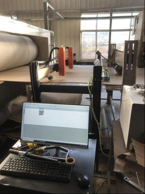 Deshisen Corrugated Box Printer 0.5mm-2mm Dalam UV LED Ink CE Certified